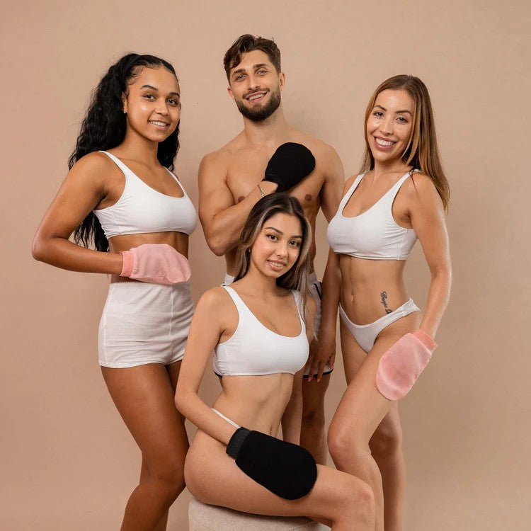 Révélez une peau douce et éclatante avec notre gant exfoliant 100% naturel